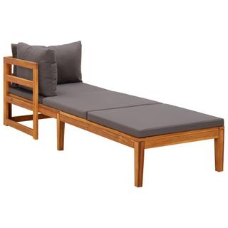 VidaXL Chaise longue bois d'acacia  