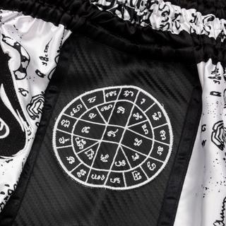 8WEAPONS  Muay Thai Shorts s Carbon - Sak Yant Tigers 