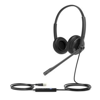 Yealink  Yealink UH34 Dual Teams Casque Avec fil Arceau Bureau/Centre d'appels USB Type-A Noir 