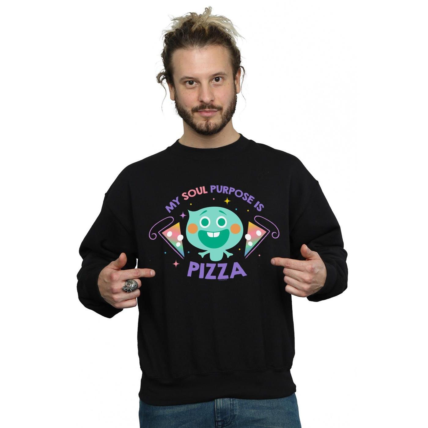 Disney  Soul 22 Soul Purpose Is Pizza Sweatshirt 