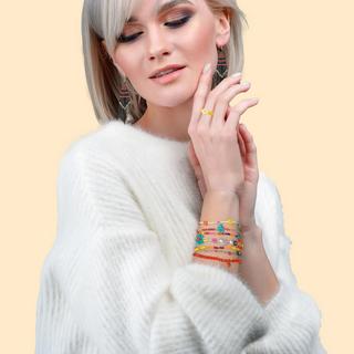 Activity-board  16000 pièces de perles pour bracelets, perles de bricolage pour enfiler avec des perles de lettres pour des bracelets d'idée de cadeau, perles pour enfiler ensemble pour les enfants 