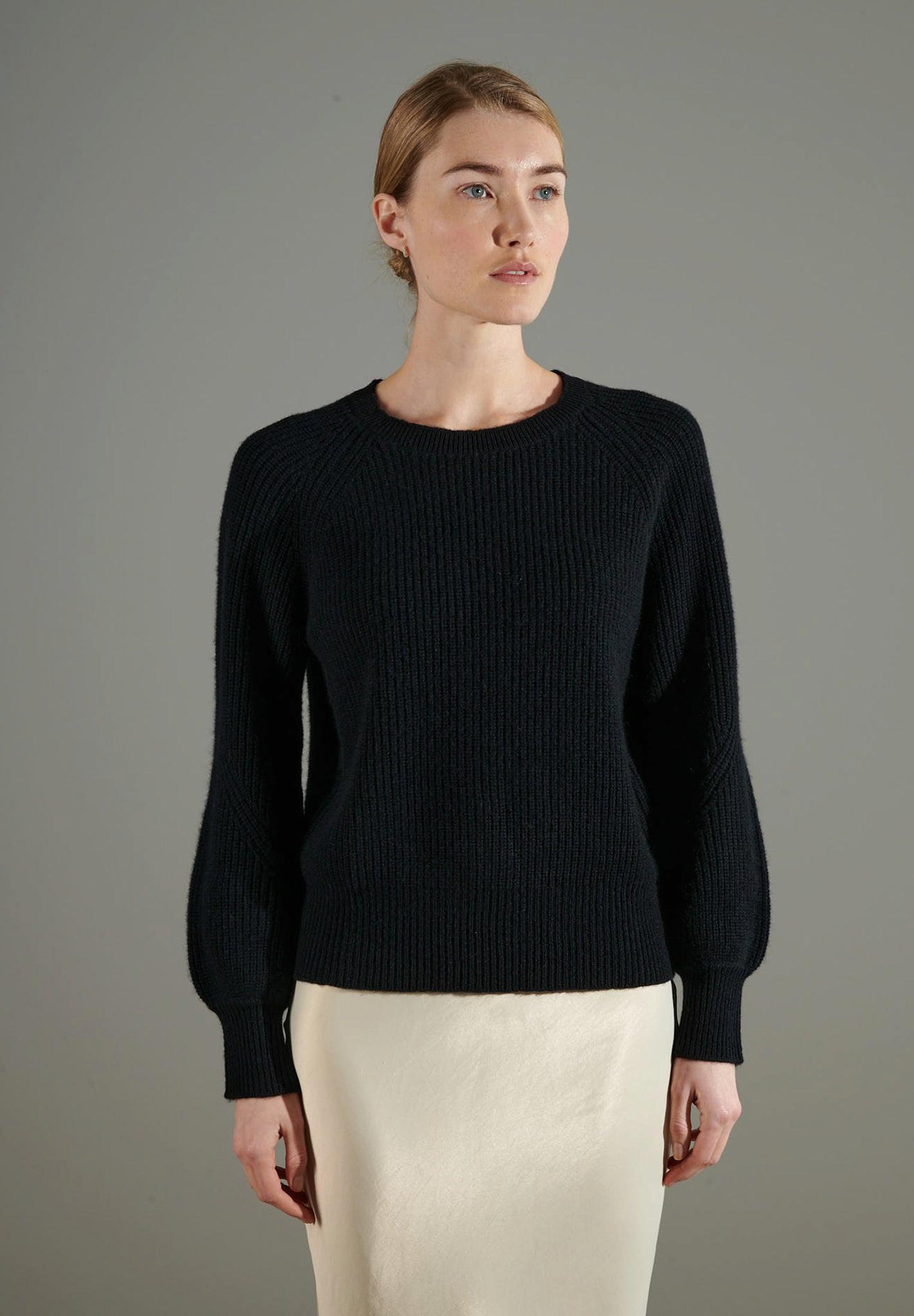 Studio Cashmere8  NAMI 6 Maglia girocollo con maniche raglan a 4 capi - 100% cashmere 