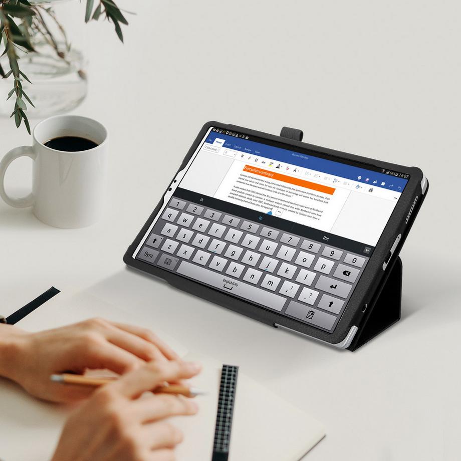 Avizar  Housse Samsung Galaxy Tab A7 Lite Noir 