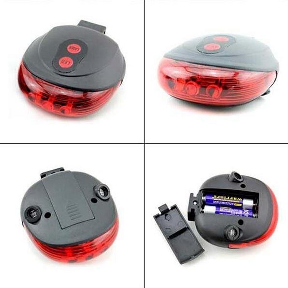 eStore  Feu arrière pour vélos avec lumière laser 