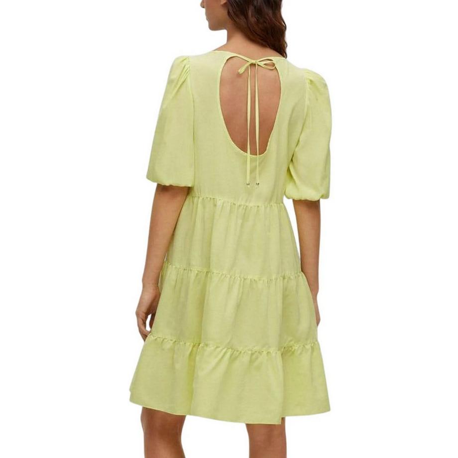 HUGO Robe Milongue Manches Bouffantes  