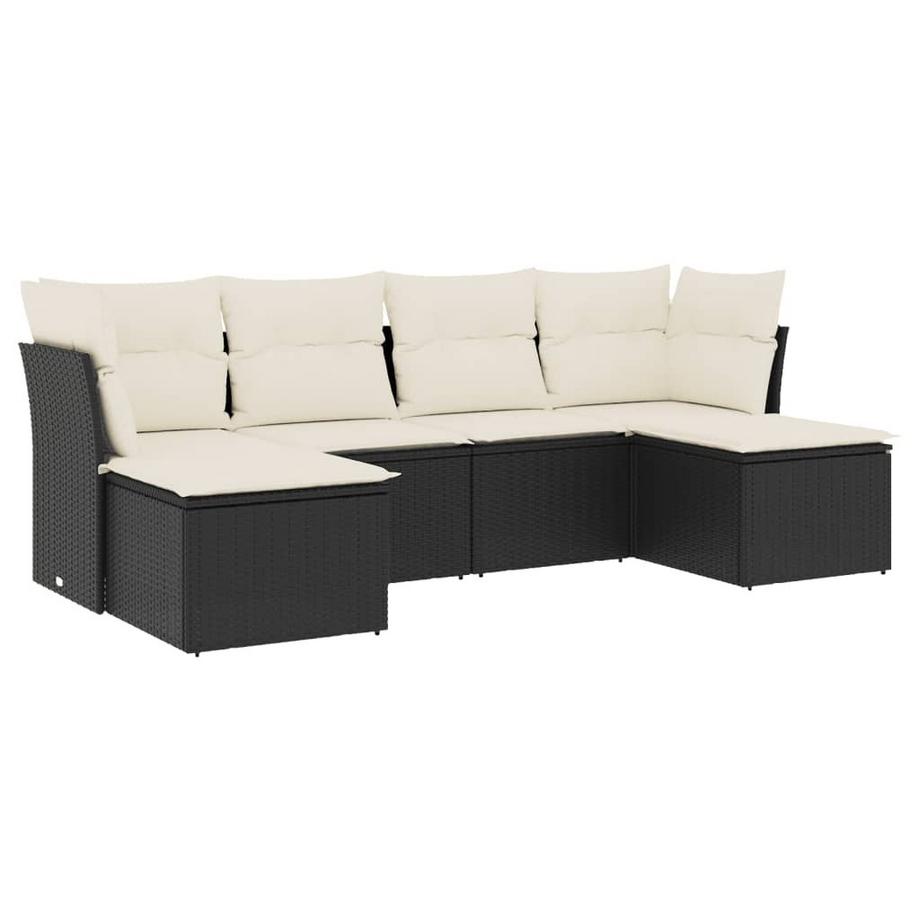 set divano da giardino Polirattan