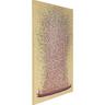 KARE Design Bild Touched Flower Boat Gold Pink 100x80cm  