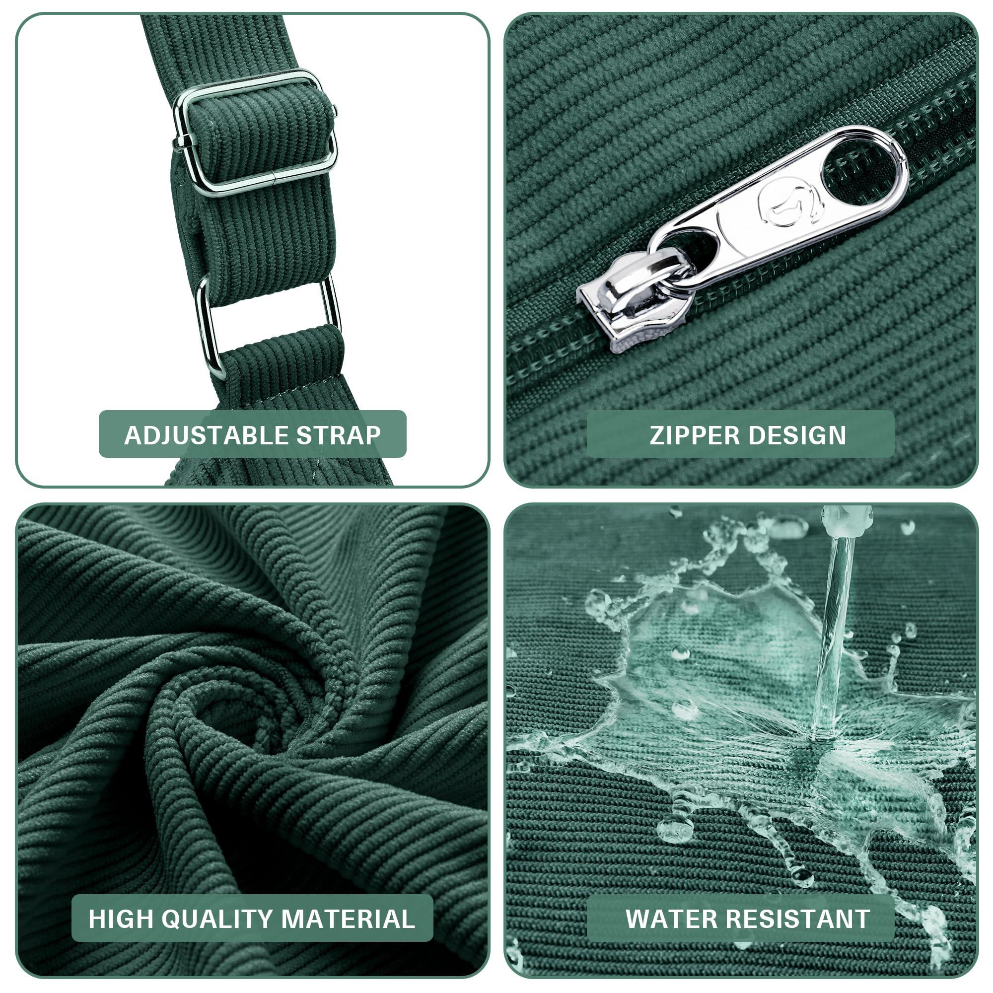 Only-bags.store Kordtasche Umhängetasche mit Reissverschluss Wasserdichter Shopper  