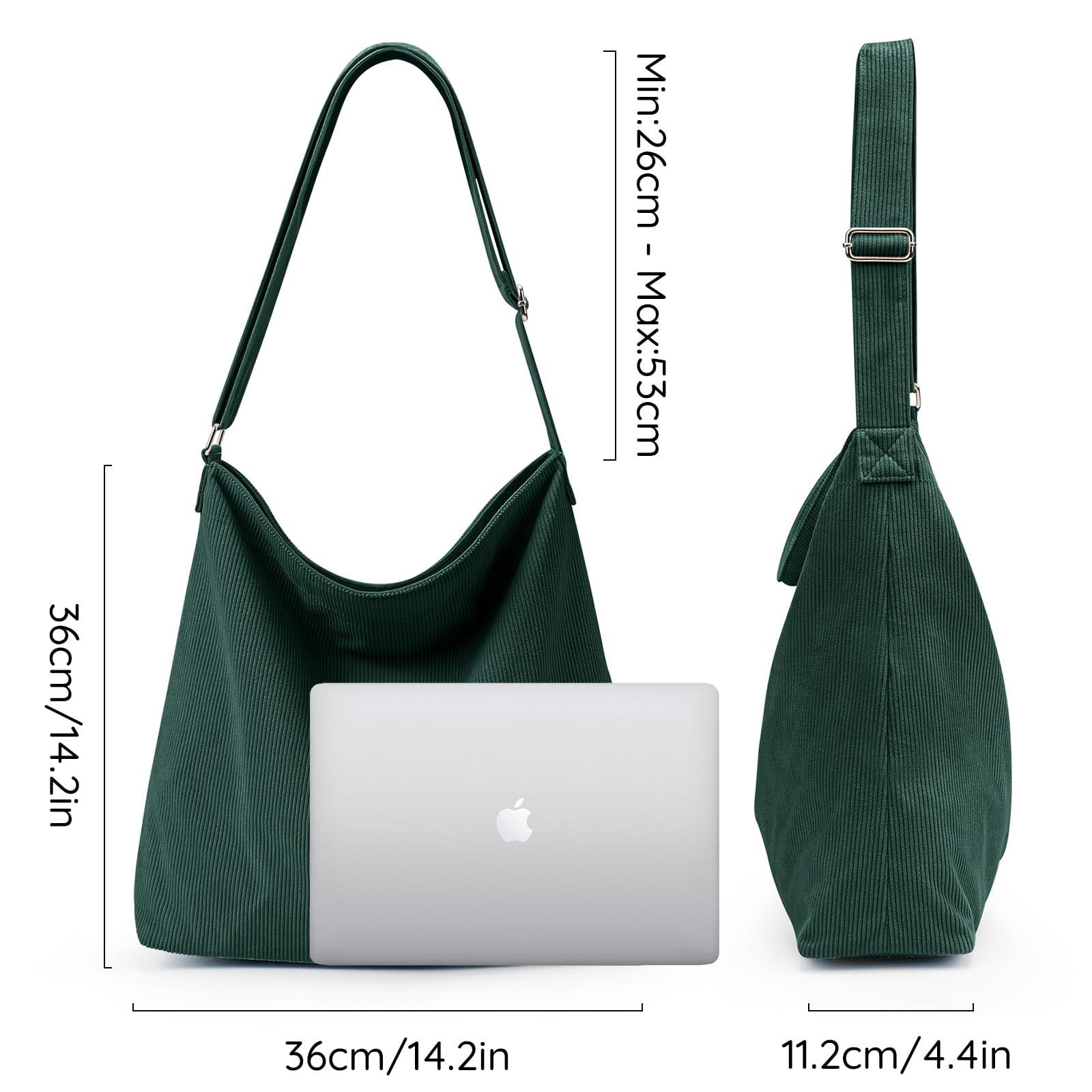 Only-bags.store Kordtasche Umhängetasche mit Reissverschluss Wasserdichter Shopper  