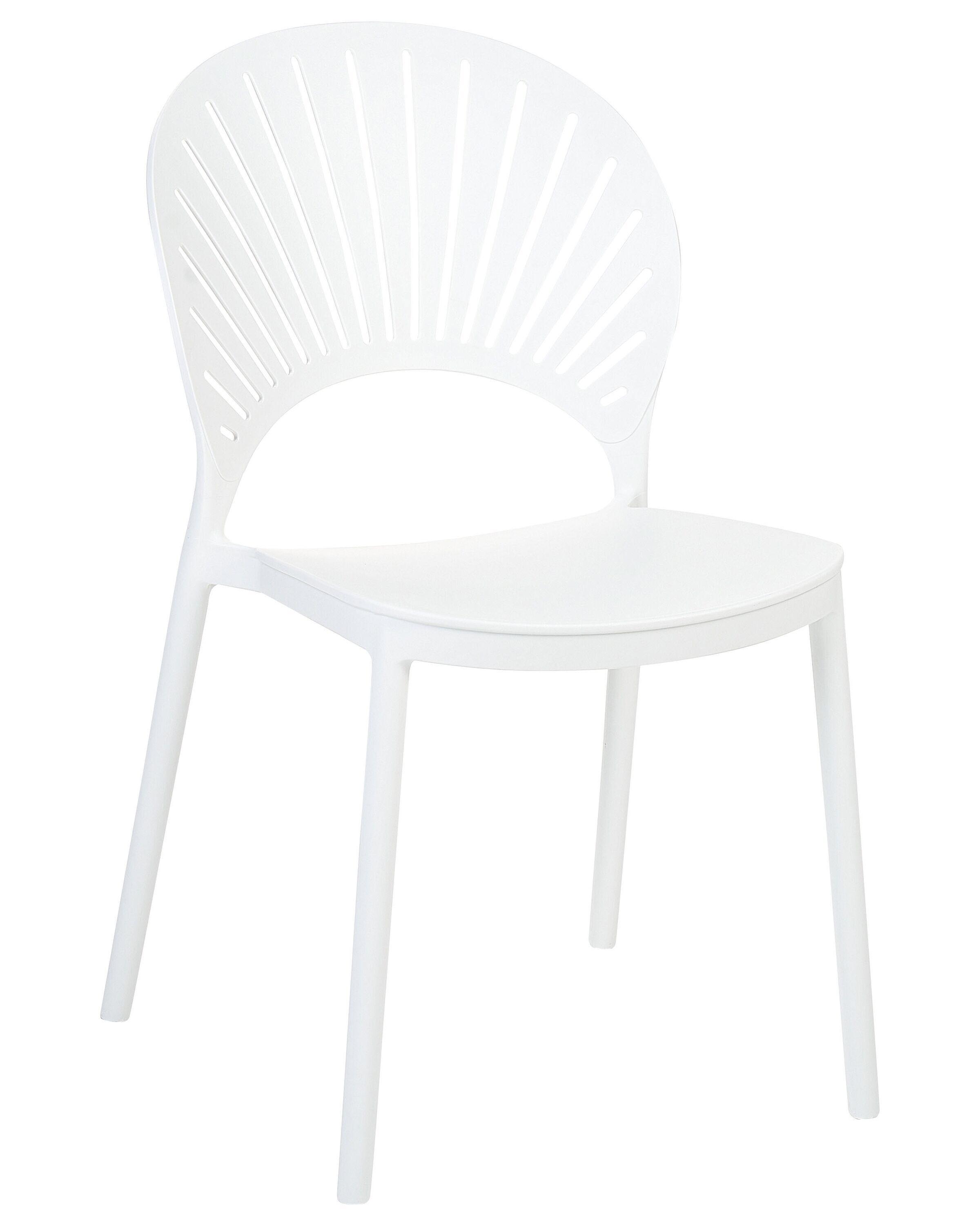 Beliani Set di 4 sedie da giardino en Polipropilene Moderno OSTIA  