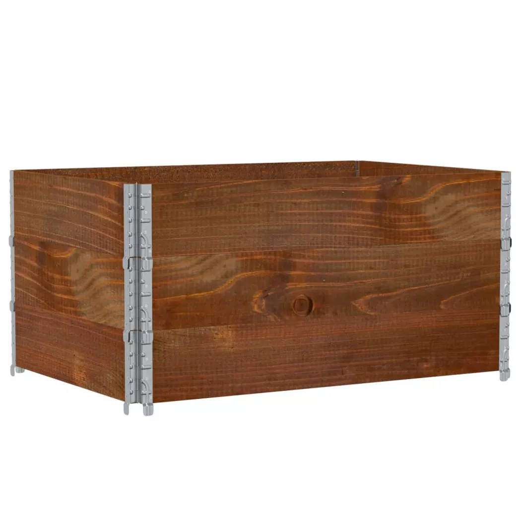VidaXL - Jardinière bois de pin, One Size, Marron