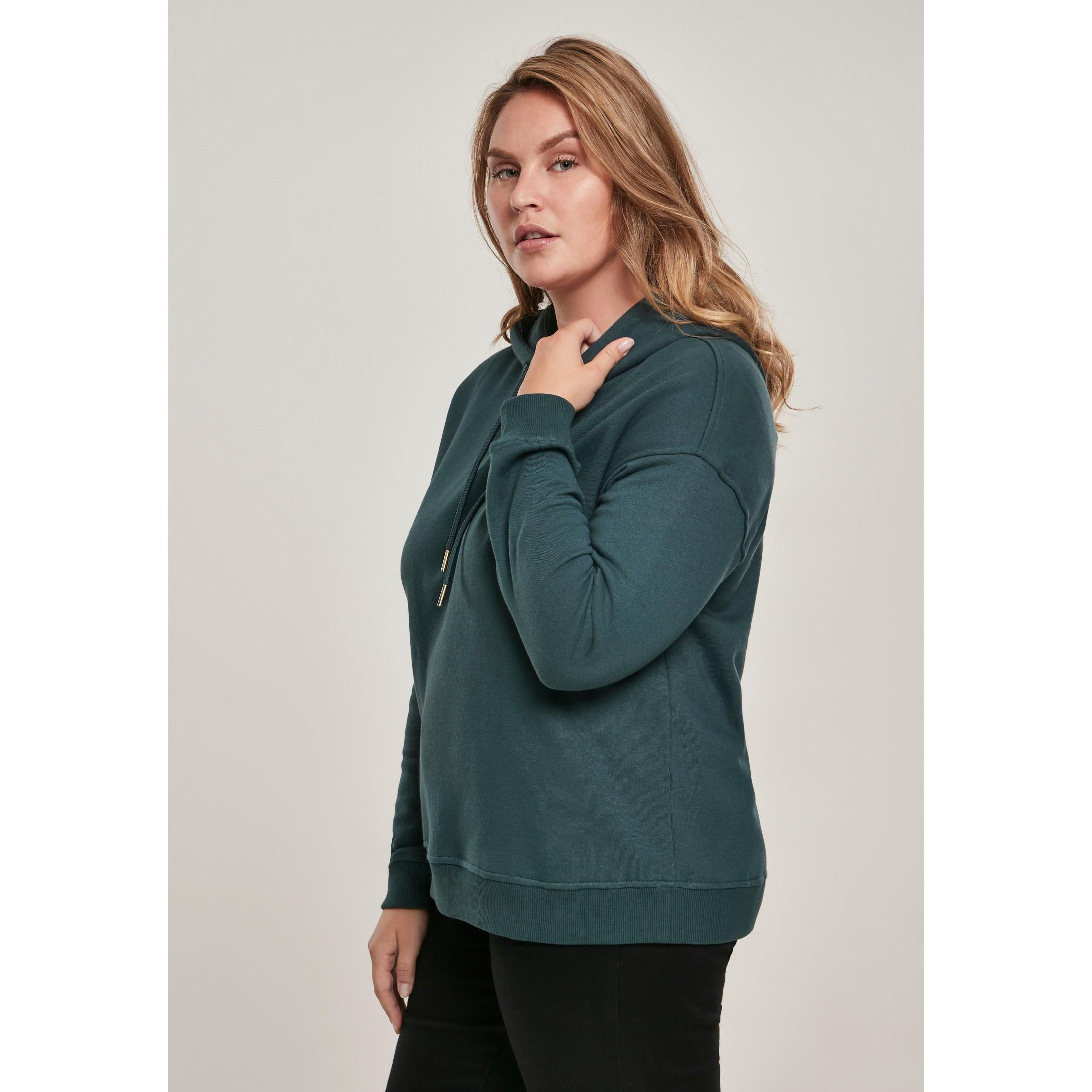 URBAN CLASSICS Sweatshirt à Capuche Côtelé  