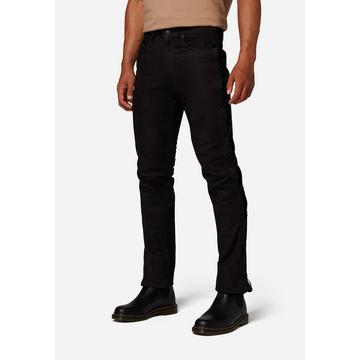 Pantalon en cuir pour homme S/L RT-101, jean en cuir avec lacets - Aspect 5 poches en daim