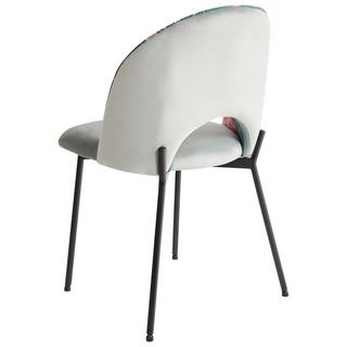 Beliani Esszimmerstuhl 2er Set aus Samtstoff Glamourös COVELO  