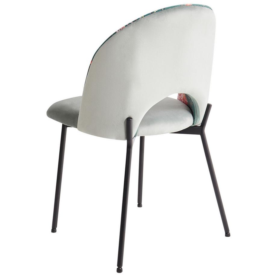 Beliani Set di 2 sedie da pranzo en Velluto Glamour COVELO  