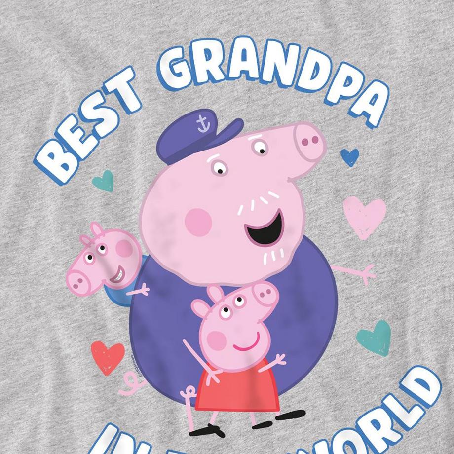 Peppa Pig  Best Grandpa In The World T-Shirt 