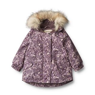 Wheat  Kleinkinder Winterjacke Mathilde purple tulips 