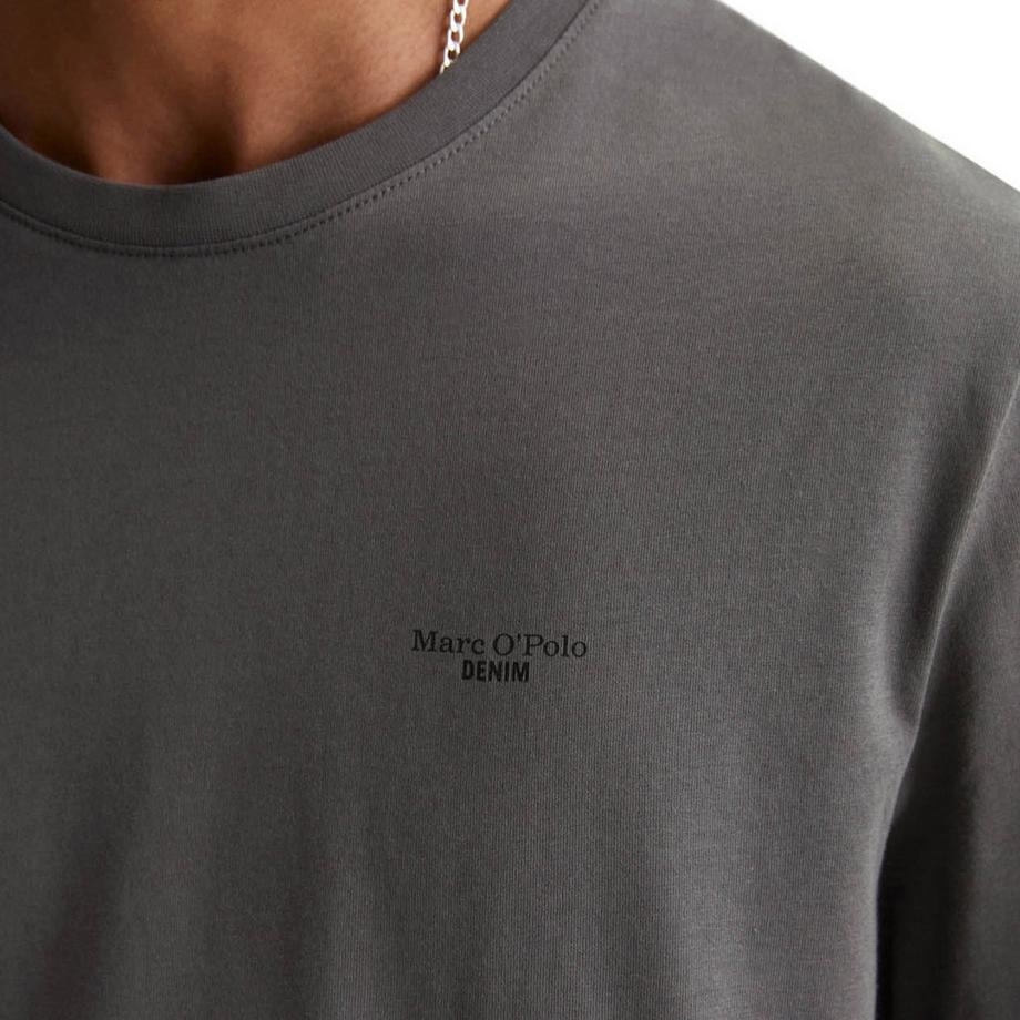 Marc O'Polo Denim T-shirt  Pack de 1 Confortable à porter-T-Shirt, SSL, Logo Print, Reg F  