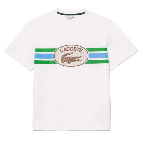 LACOSTE T-Shirt mit gesticktem Logo  