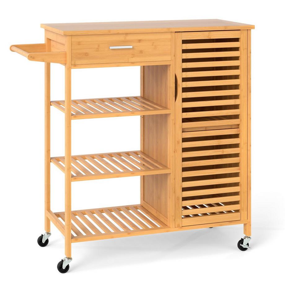 Carrello da cucina con contenitore