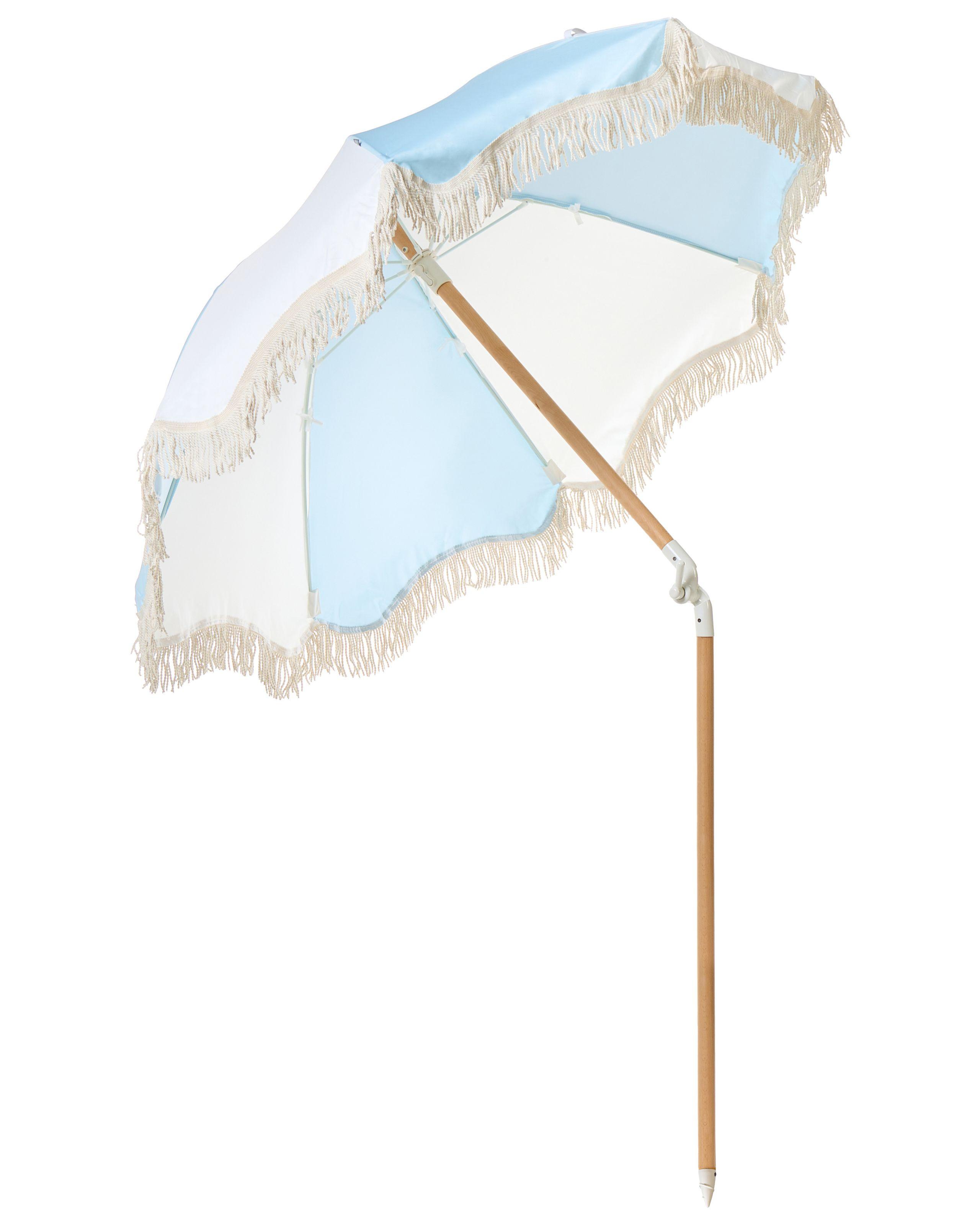 Beliani Sonnenschirm aus Stoff Retro MONDELLO  