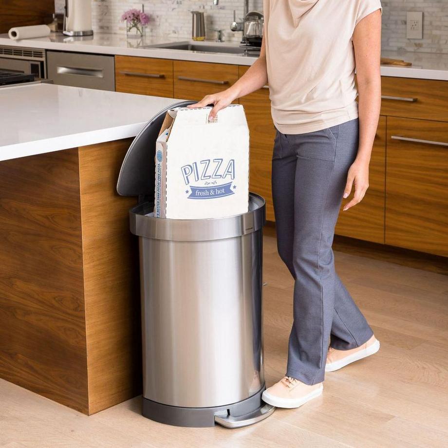 Simplehuman Treteimer CW2029 60 Liter, Silber  