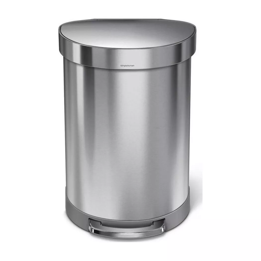 simplehuman Mülleimer "Halbrunder" 1 Behälter