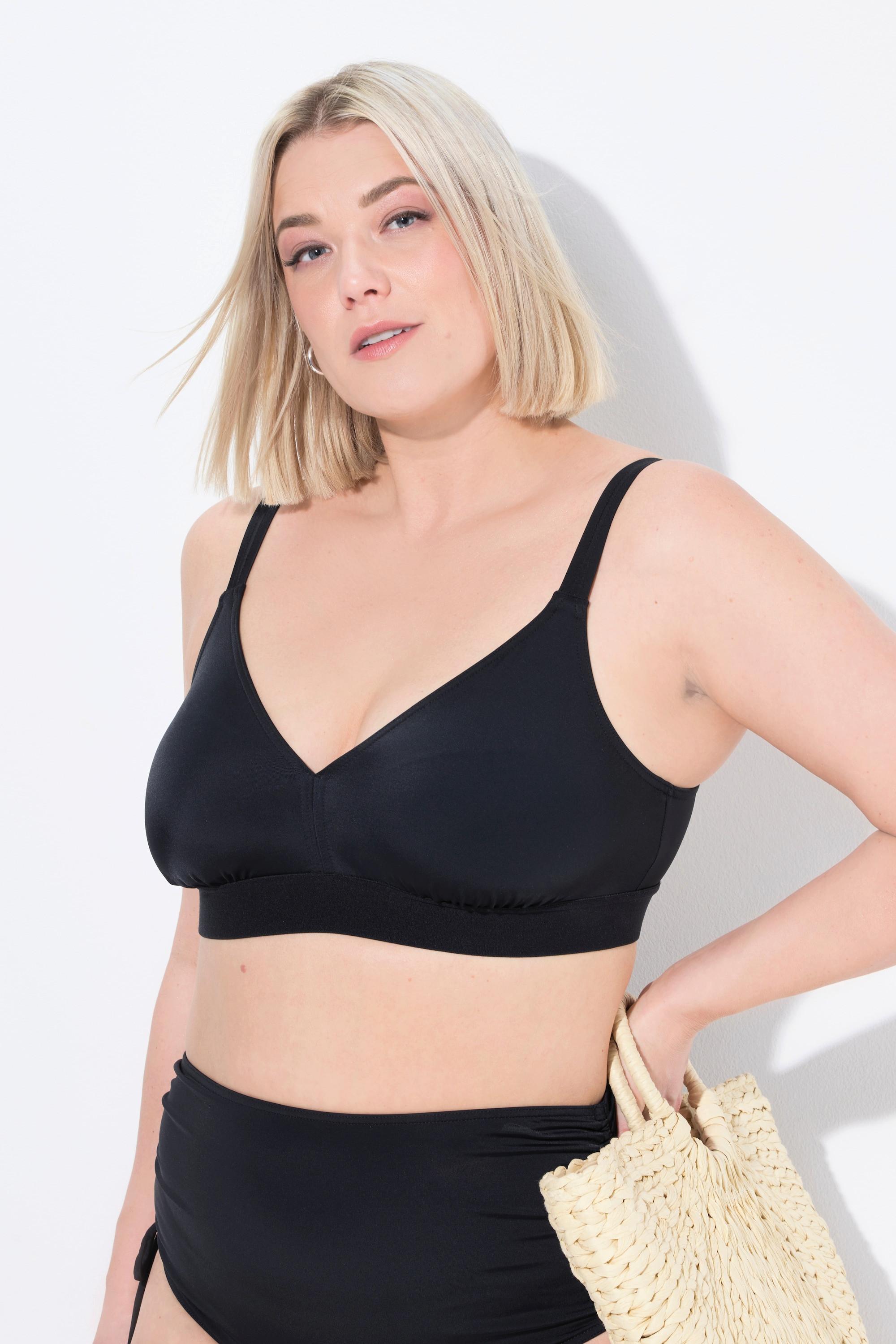 Ulla Popken Top del bikini senza coppe  