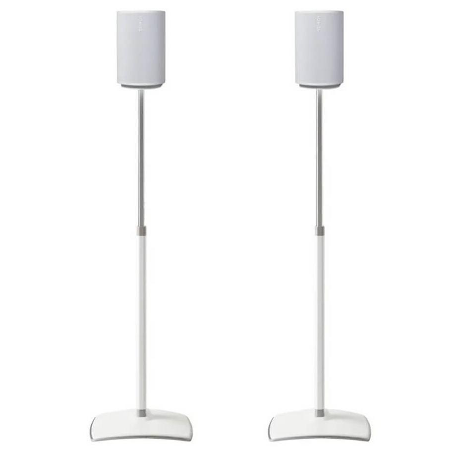 SANUS Support de Sol Réglable pour Sonos ERA 100 Paire Blanc