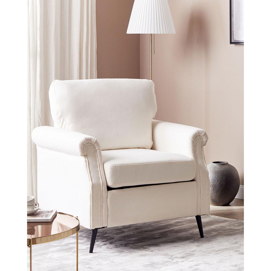 Beliani Poltrona en Tessuto Retrò VIETAS  