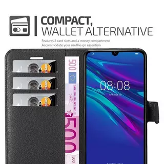 Cadorabo  Housse compatible avec Huawei Y6 2019 - Coque de protection avec fermeture magnétique, fonction de support et compartiment pour carte 
