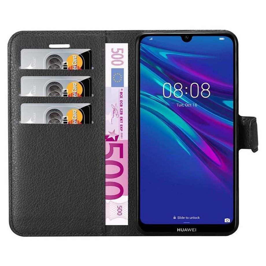 Cadorabo  Housse compatible avec Huawei Y6 2019 - Coque de protection avec fermeture magnétique, fonction de support et compartiment pour carte 