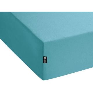 Beliani Klassisches Baumwoll-Spannbettlaken HOFUF  