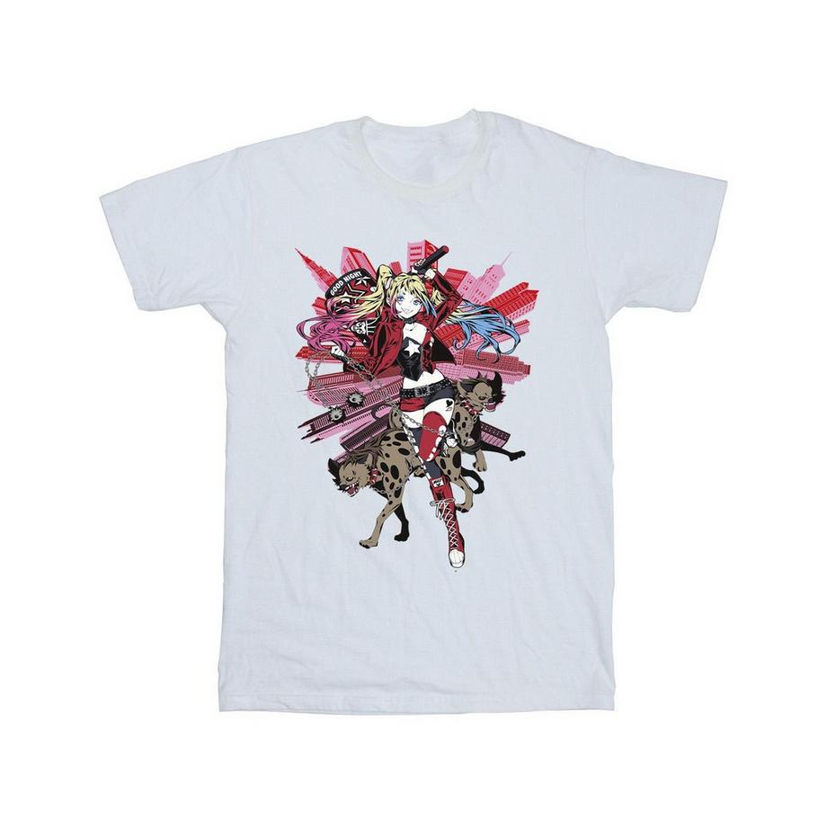 DC COMICS T-shirt Stampa Grafica Harley Quinn  
