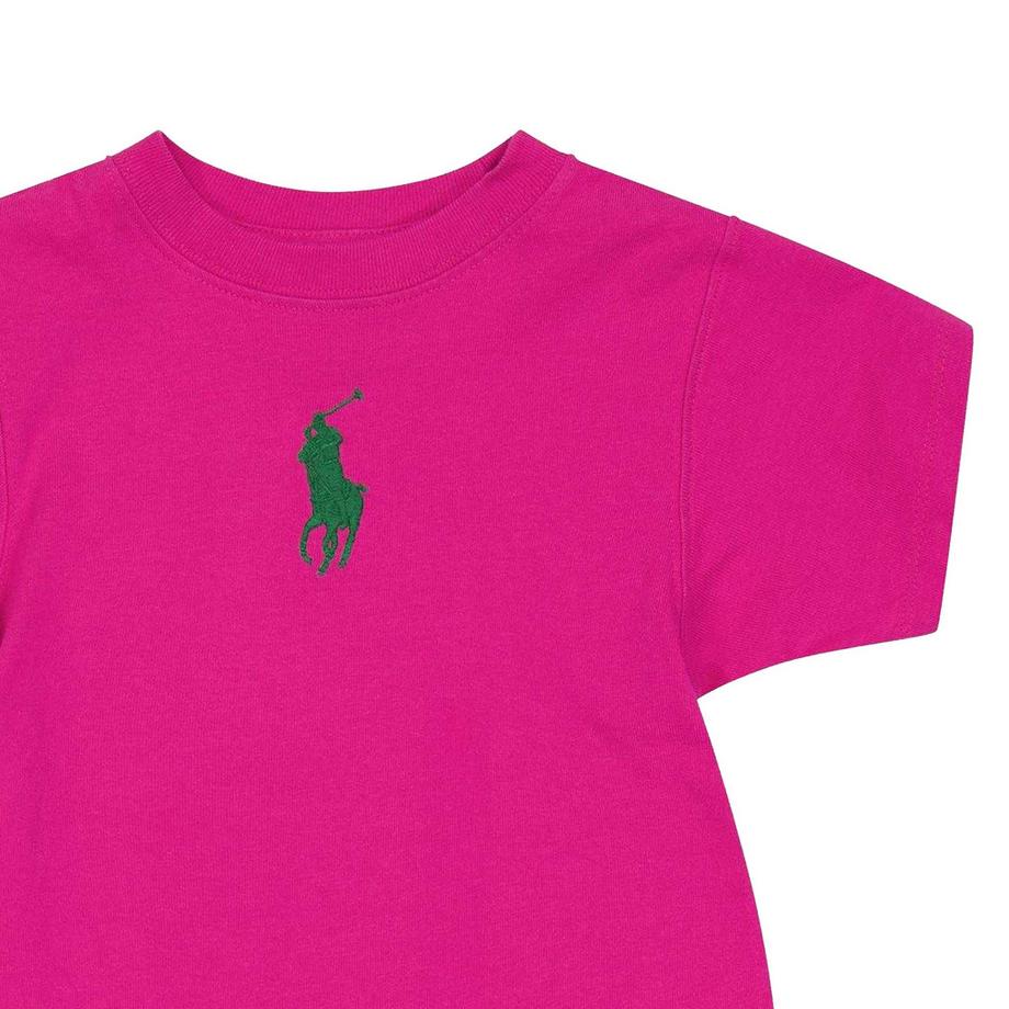 Ralph Lauren  Maglietta Logo Ricamato Ritagliata Ragazze 