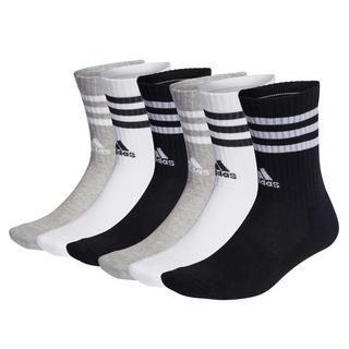 adidas 3-Streifen Cushioned Crew Socken 6er Pack  