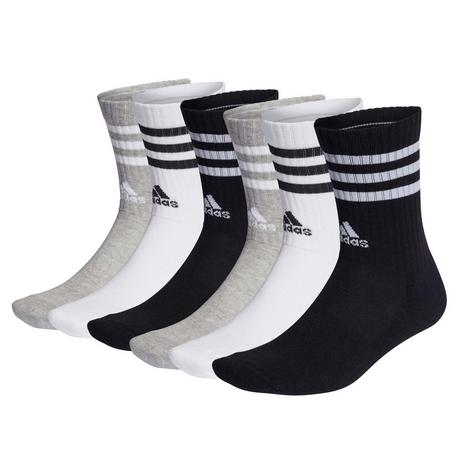 adidas 3-Streifen Cushioned Crew Socken 6er Pack  