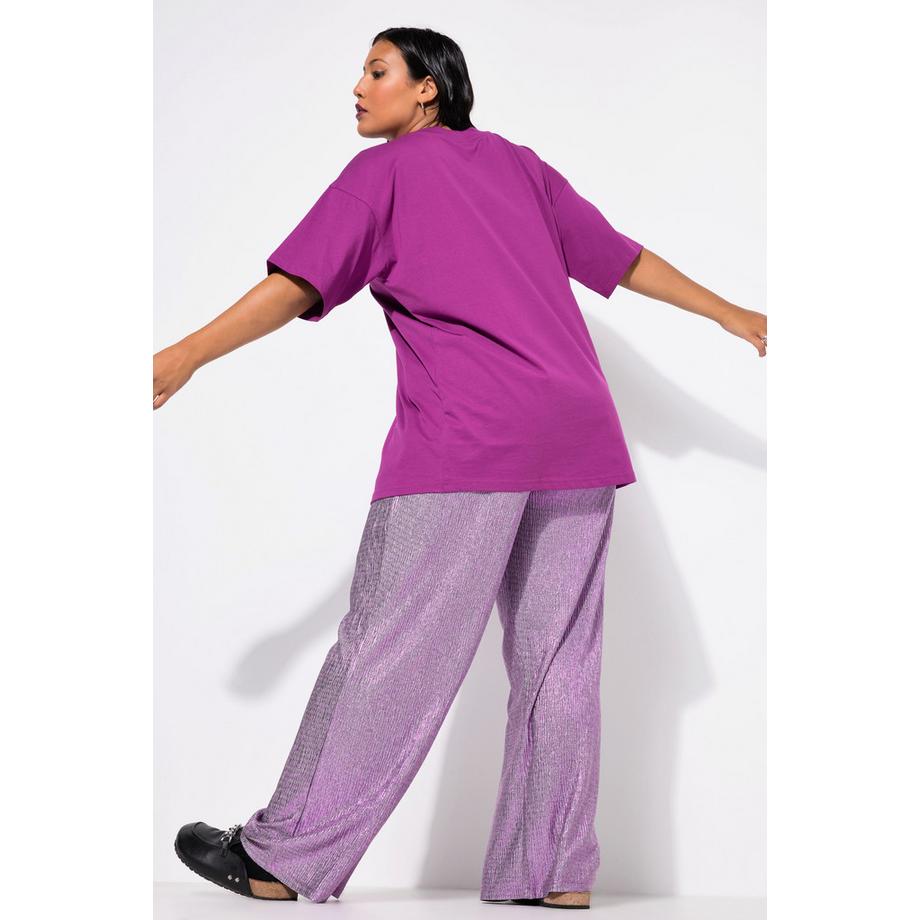 Studio Untold Glitzerhose Wide Straight Legs  