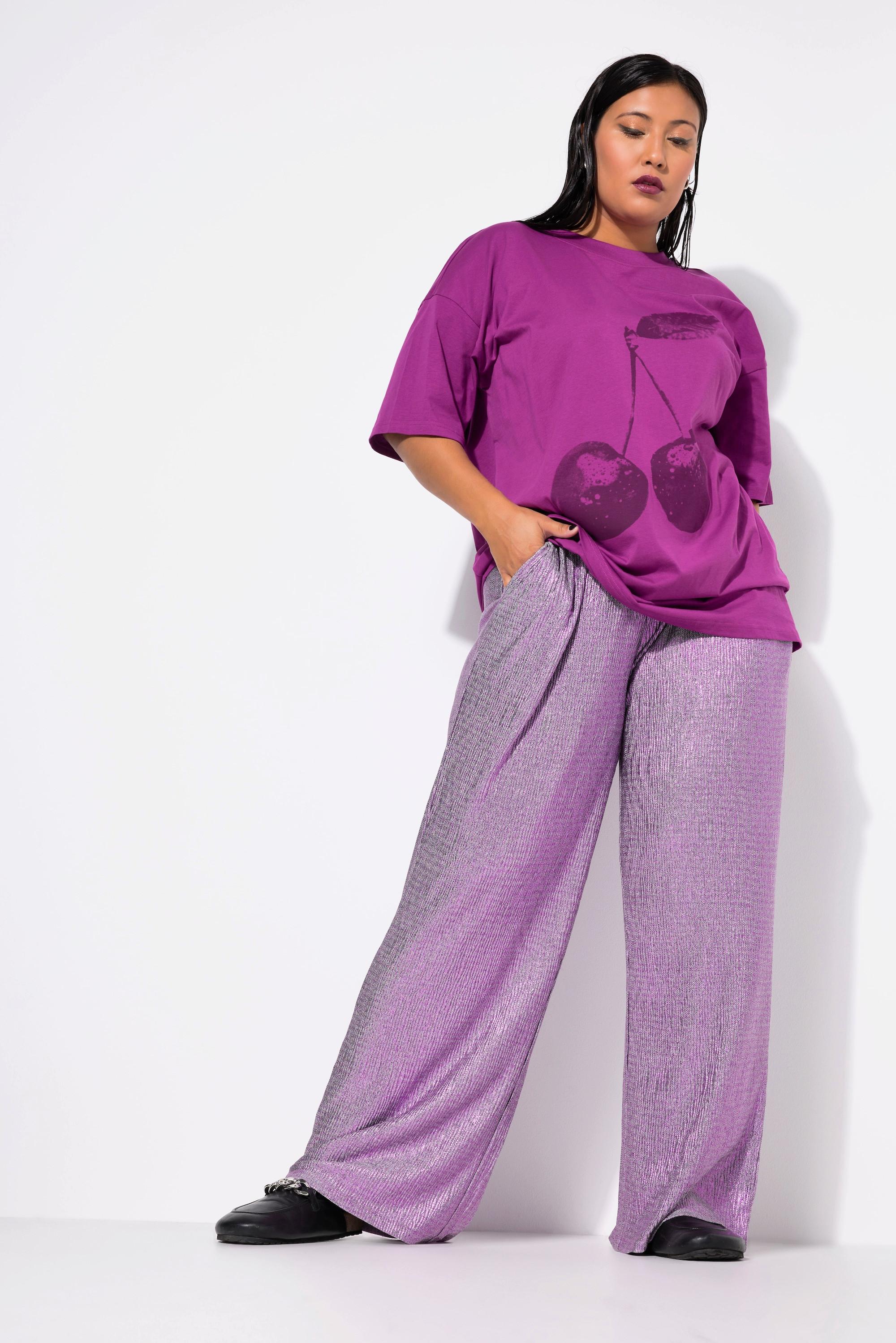 Studio Untold Pantalon Glitter Jambes Straight Wide  