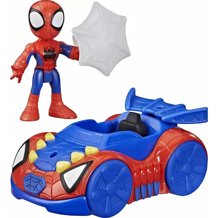 Hasbro  Spidey Web-Flitzer Spielzeugauto mit Action-Figur 