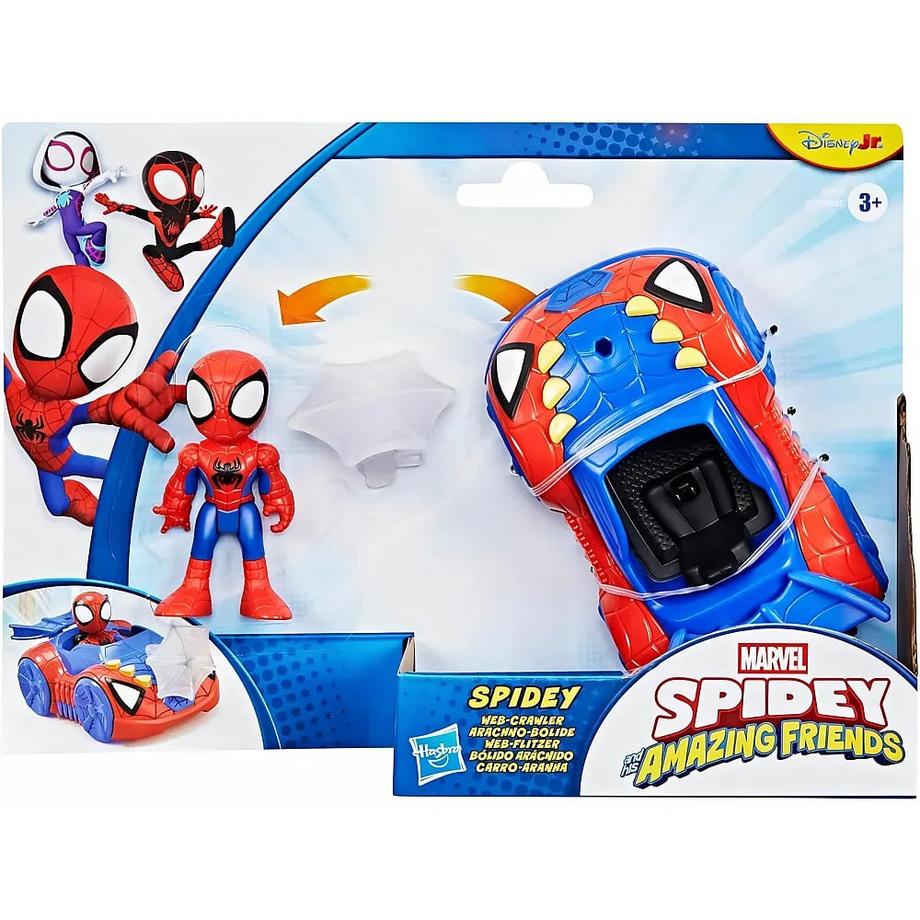 Hasbro  Spidey Web-Flitzer Spielzeugauto mit Action-Figur 