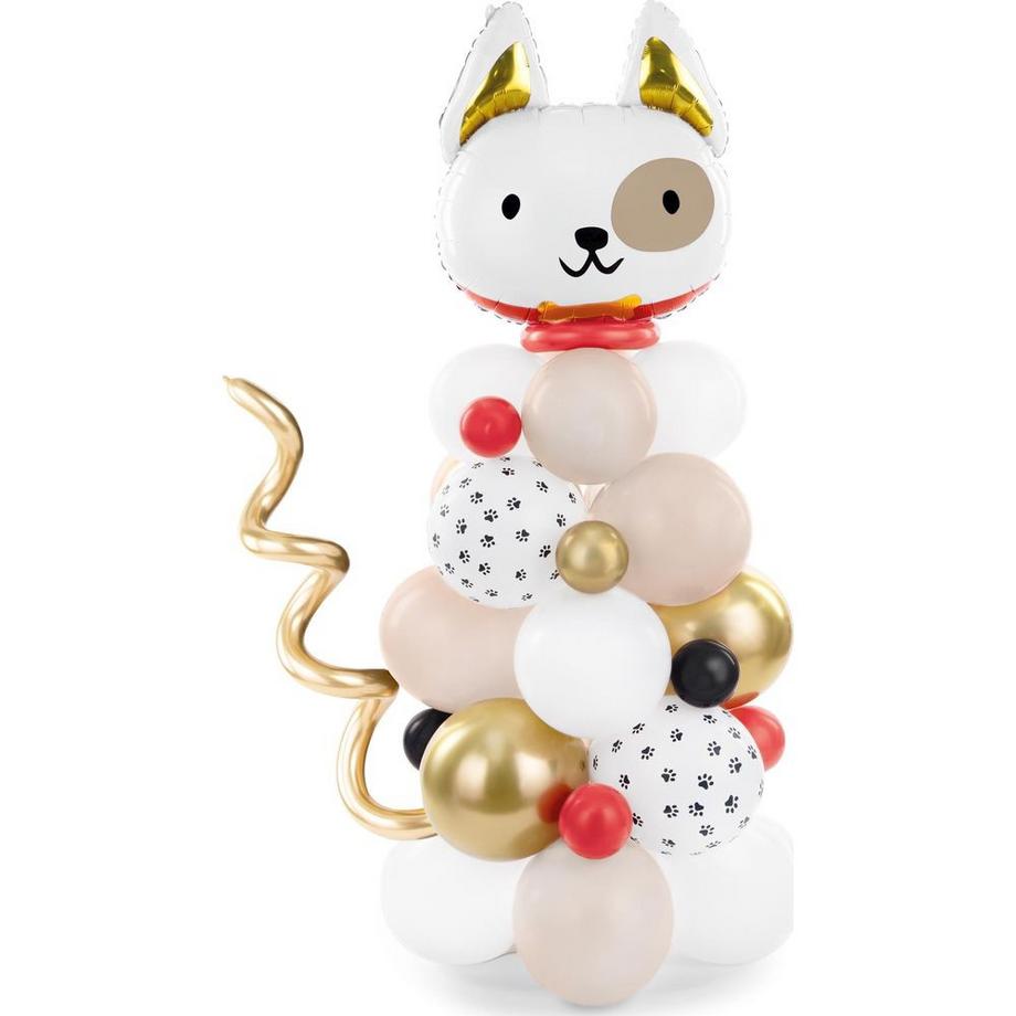 PartyDeco  Luftballon Hund, 13-teilig 