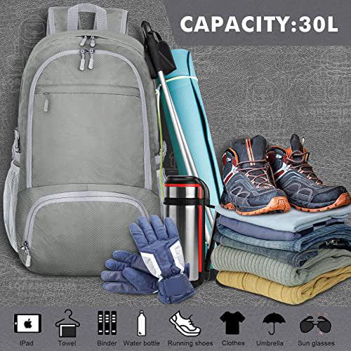 Only-bags.store Leichter faltbarer Packrucksack wasserdichter Wanderrucksack  