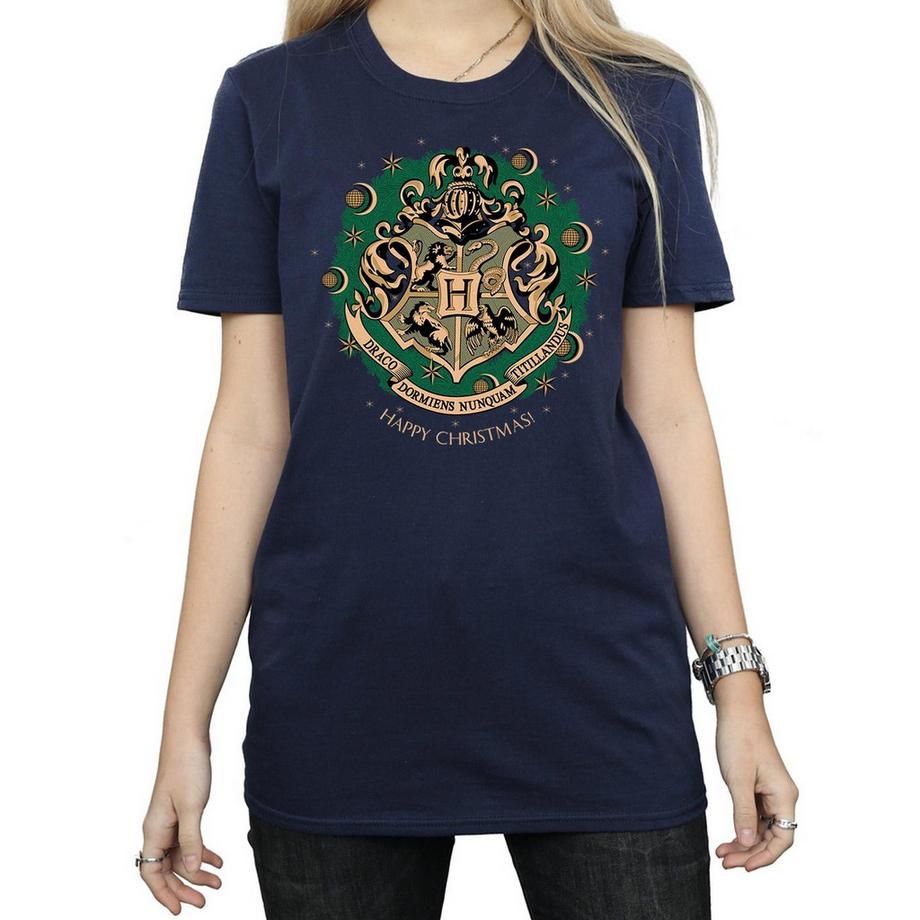 Harry Potter Hogwarts Happy Christmas T-Shirt  