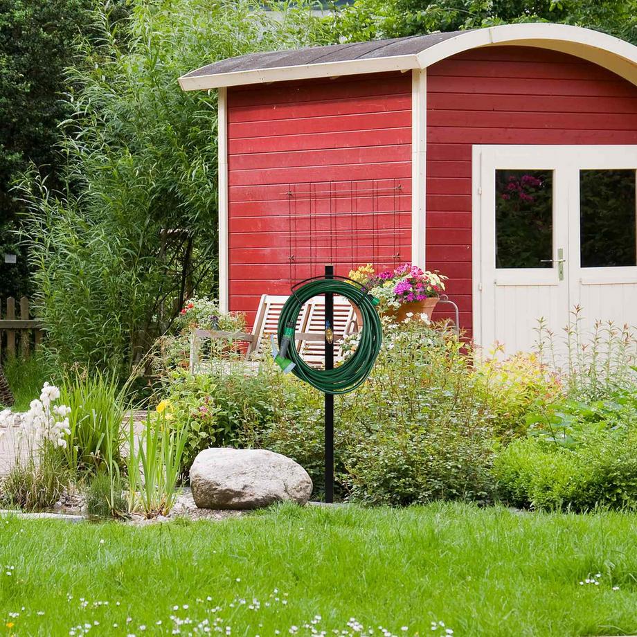 B2X  Gartenhahn mit Schlauchhalter 