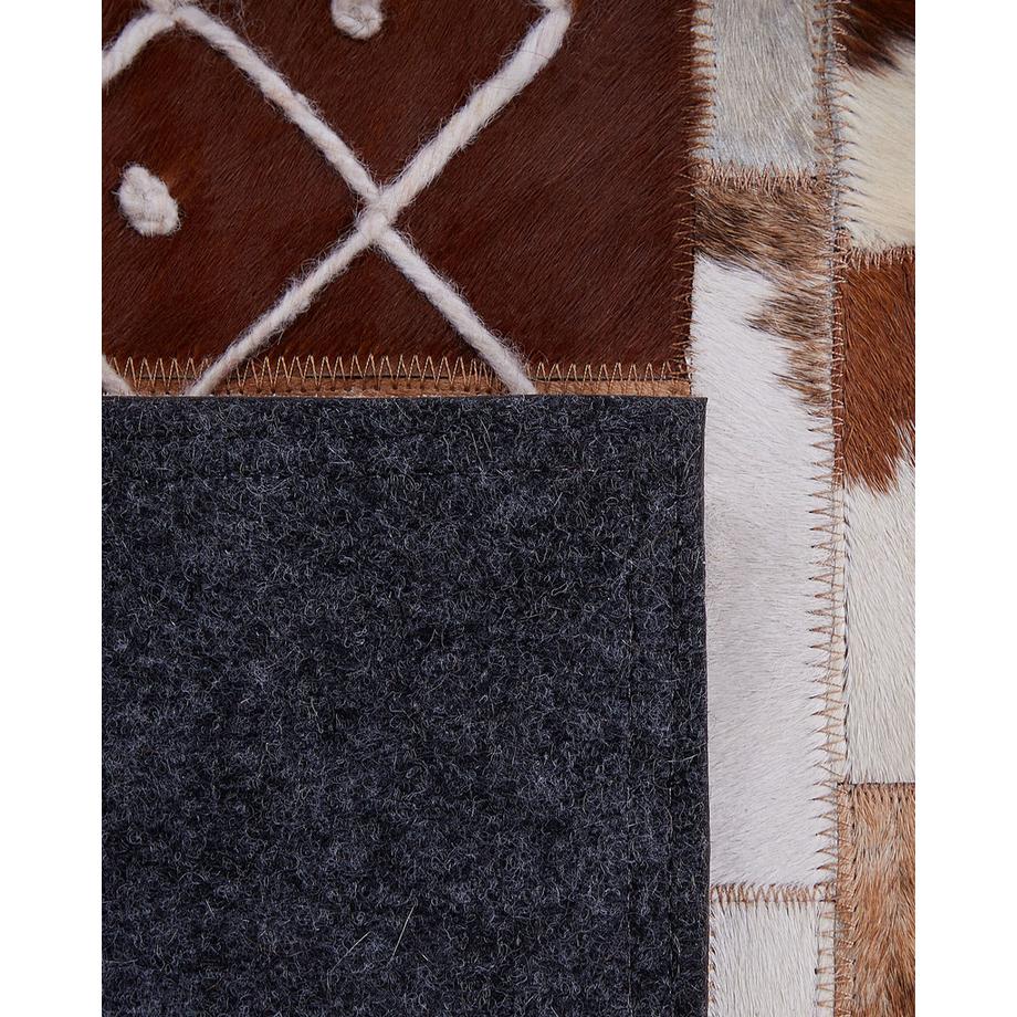 Beliani Tapis en Peau de vache Rustique HEREKLI  