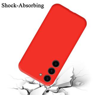 Cadorabo  Housse pour Samsung Galaxy S23 PLUS en LIQUID RED - Coque de protection en silicone TPU flexible 