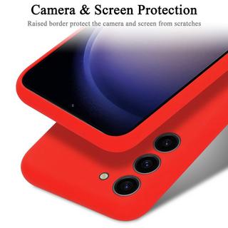 Cadorabo  Housse pour Samsung Galaxy S23 PLUS en LIQUID RED - Coque de protection en silicone TPU flexible 