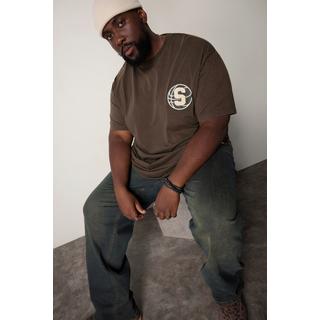 Sthuge Halbarm Vintage Look Oversized T-Shirt  