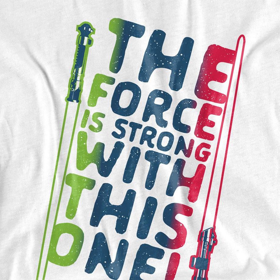 STAR WARS Star Wars The Force Is Strong T-Shirt Manches Longues  